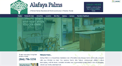 Desktop Screenshot of alafayapalms.net